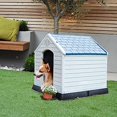thumbnail image 4 of Large Dog House,Outdoor Dog Kennel,Insulated Dog House Pet Puppy Shelter for Small Medium Large Dogs Waterproof with Air Vents&Elevated Indoor Outdoor(39"H), 4 of 7