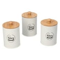 thumbnail image 4 of Pot à Sucre, 3 Pcs Contenant à Thé Contenant à Thé en Bambou Contenant à Café Compact et Léger, 4 of 6