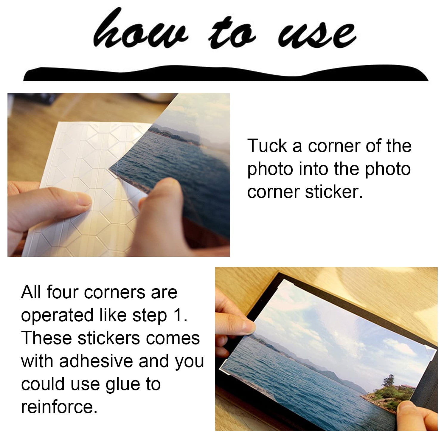 How To Use Photo Corners