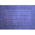 thumbnail image 1 of Ahgly Company Machine Washable Indoor Rectangle Persian Blue Traditional Area Rugs, 2' x 5', 1 of 4
