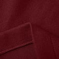 thumbnail image 4 of Trench Coat Women Double Wool Blend Overcoat with Notch Lapel Design Lined Peacoat Womens Coat (RD1 XXL), 4 of 6