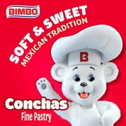 Bimbo Conchas Vanilla Pastry, 8 packs, Pastries, 16.96 oz Box