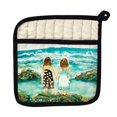 thumbnail image 1 of Betsy Drake PT086 Jumeaux sur le Porte-Pot de Roches, 1 of 1