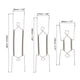 thumbnail image 2 of Uxcell 12 Piezas Soporte para Platos, 6/8/10" Acero Inoxidable con 12 Ganchos de Pared para Platos Decorativos Plata, 2 of 7