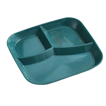 

Home Kitchen 3 Compartments For Adults Portion Control Dinner Plate Fruit Salad