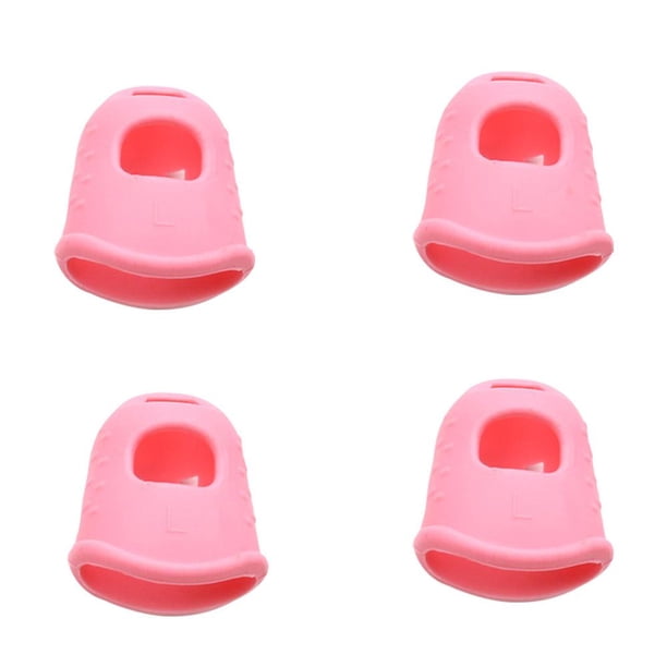 Protectores de punta de dedo de ukelele de guitarra de tamaño Muti Protector de seguridad de silicona Fingerstall Hugtrwg Para estrenar