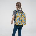 thumbnail image 5 of Xecao Ocean Wave Sunflower print Backpack For women men Aesthetic Lightweight Travel Daypack Simple Cute Backpack For Bookbag, 5 of 5