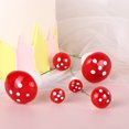 thumbnail image 4 of Mini Foam Mushroom Cupcake Toppers (20pcs) - Woodland Theme, 4 of 5