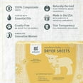 thumbnail image 3 of Newborn Baby Dryer Sheets - Natural Scent Booster and Fabric Softener to Reduce Wrinkles and Static (Calming Chamomile Scent, 120 Sheets Total), 3 of 5