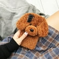 thumbnail image 5 of Compatible with Galaxy S24 Plus Case Cute Plush Furry Dog Phone Case for Women Girls Girly 3D Cartoon Kawaii Case Soft TPU Shockproof Protective Cover, Brown, 5 of 7