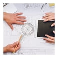 thumbnail image 2 of 12 Inch Goniometer,Transparent Orthopedic Angle Ruler Plastic Goniometer 360 Degree ,Accurate Measurement, 2 of 6