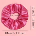 thumbnail image 3 of CNKOO 15 Pcs Chouchous Roses en Satin Doux Cordes à Cheveux Porte-Queue de Cheval Bandes Sucrées pour Femmes, 3 of 6