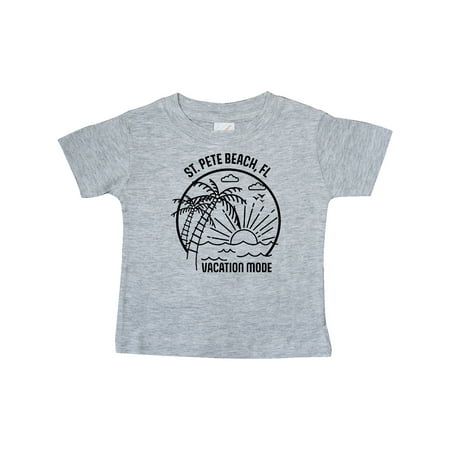

Inktastic Summer Vacation Mode St. Pete Beach Florida Gift Baby Boy or Baby Girl T-Shirt