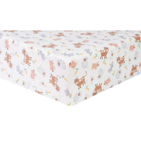 UPC: 0846216062469 | Trend Lab Infant Animal Cotton Washable Crib Sheet  Crib