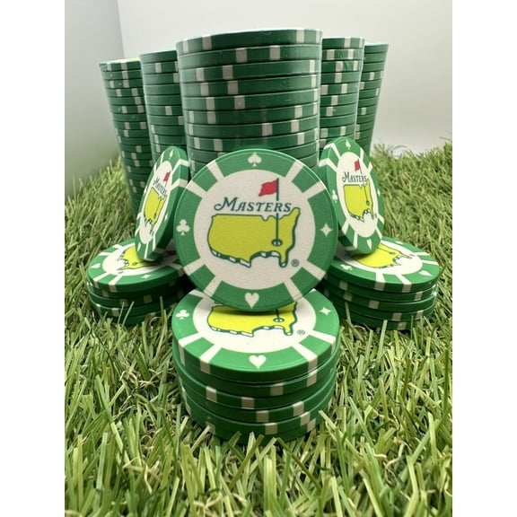 (25 PACK) 2024 Masters Augusta National Poker Chips / Golf Ball Marker PRO-SHOP