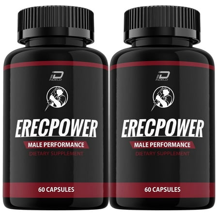 ErecPower Capsules - 120 Count Men's Health Multivitamin Supplement (2 Pack)