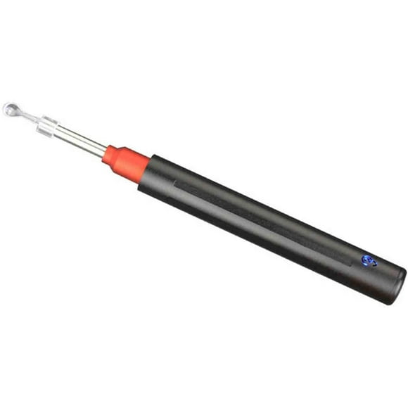 Outil pour Enlever le Cérumen, Nettoyant pour Enlever le Cérumen, Nettoyeur d'Oreille Professionnel Appareil Photo Endoscope 1080p avec 6 Lumières DEL, Trousse de Nettoyage de Cire pour Lunettes pour Téléphones Intelligents, Noir