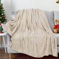 thumbnail image 2 of Dmlowu Throw Blanket - 39x51 inch Fluffier Soft Throw Blanket for Couch, Comfortable Breathable Cooling Blanket for Bedroom School Office, Solid Color Christmas Blanket, 2 of 7