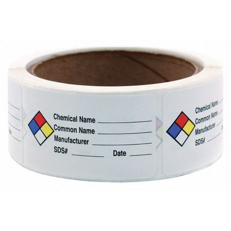 

Roll Products NFPA Label 1.5 x2.5 Chemical Name PK250 163-0013