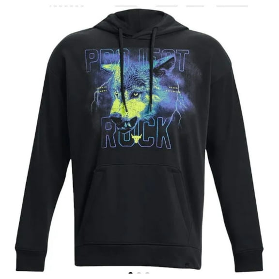 Hoodie Under Armour Project Rock Hombre.  1380152-001-  2XL