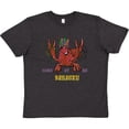 thumbnail image 3 of Inktastic Mardi Gras Come at Me Breaux Crayfish Youth T-Shirt, 3 of 5