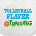 thumbnail image 4 of Inktastic Volleyball Player Kids Boys or Girls Baby Bib, 4 of 4