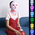 thumbnail image 4 of Máscara facial LED, máscara LED de fotones de 7 colores Máscara de rejuvenecimiento de la piel LED Máscara de fotones Calidad inigualable, 4 of 8