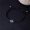 thumbnail image 3 of Pulsera hecha a mano con hilo contra el mal de ojo para mujeres, hombres, niñas y niños, pulseras ajustables de hilo negro y rojo, joyería minimalista ER, 3 of 4