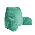 thumbnail image 3 of Home Soft Things Faux Fur Bedrest Pillow - Blue Turquoise - 20" x 18" x 17", 3 of 7