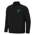 thumbnail image 2 of Men's Antigua Black St. Louis Blues Swelter Full-Zip Jacket, 2 of 3