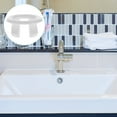thumbnail image 3 of CIMAXIC White Plastic Sink Overflow Cap for Wash Basin Easy to Install 100Pcs, 3 of 6