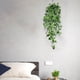 thumbnail image 4 of Adorno de pared verde artificial, adorno de pared con flores de plástico, decoración de pared verde artificial, arte de pared con plantas de hojas grandes, decoración fácil para el hogar,, 4 of 9