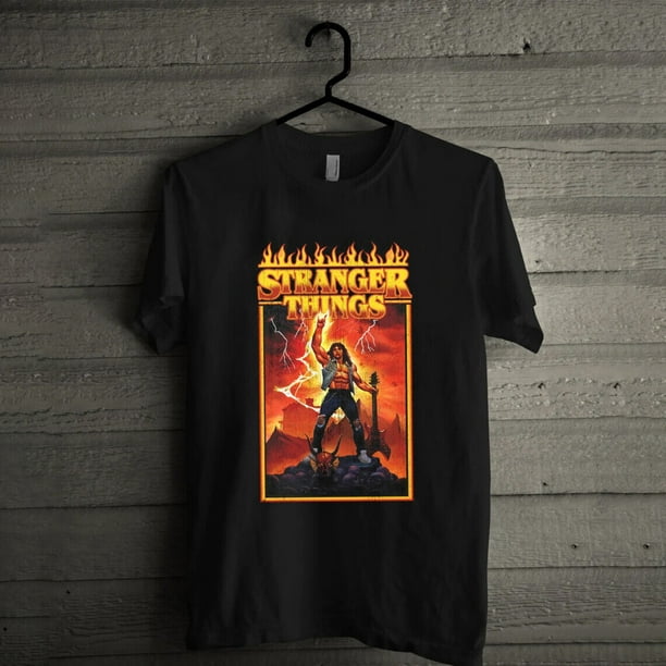 Stranger Things 4 Shirt, Hawkins Eddie Munson Rock T-Shirt Horror