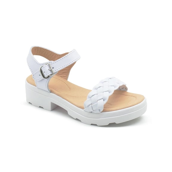 Sandalia de Verano para Niña Color Blanco de Piel blanco 22