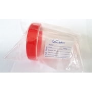 Urine Collection Container Sterile Sample Specimen Bottle Cup 120 ML, 6 Pcs NEW