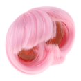 thumbnail image 2 of Peluca de muñeca de pelo corto, repuesto de alambre de alta temperatura, cabello de muñeca BJD hecho a mano para rosa, 2 of 9