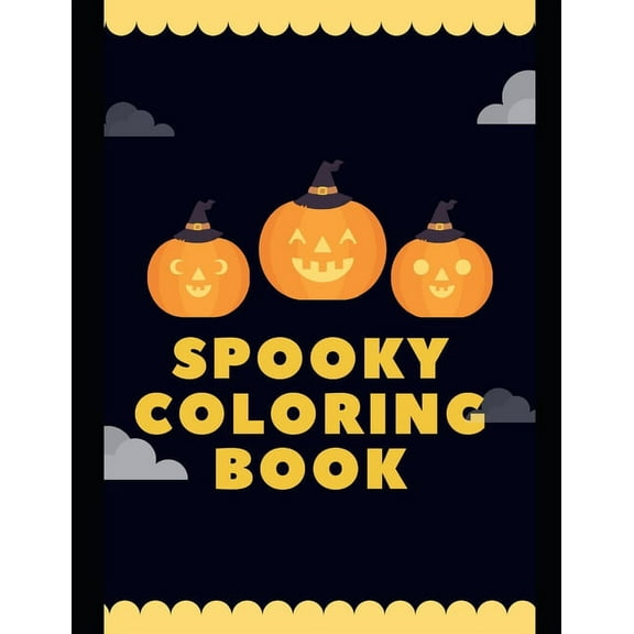 Spooky Coloring Book (Paperback)