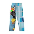 thumbnail image 4 of Kdxio Prague Ratter Dog in Bathtub Print Men's Sleep Pajama Pant Lounge Pants with Pockets, 4 of 8