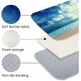 thumbnail image 6 of Beach Wave Dawn Anti-Fatigue Ergonomic Carpet, 45x17.5 Inch Kitchen Non-Slip Mat, Bathroom Bath Mat, Bedroom and living Room Use Thickened Extended Memory Foam Absorbent Mat., 6 of 6