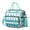 Greenish-blue-36, variant on Nautical Anchor and Lighthouse Insulated Lunch Bag, Large Leakproof Cooler Tote with Maritime Map and Ocean Wave Pattern for Work or Travel