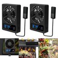thumbnail image 2 of Low Noise Terrariums Cooling Fan for Home Terrariums Reduce Heat Humidity Quiet Reptiles Air Coolers Terrariums Accessories, 2 of 4