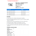 thumbnail image 2 of Water Pump - Compatible with 1997 - 2008 Pontiac Grand Prix 1998 1999 2000 2001 2002 2003 2004 2005 2006 2007, 2 of 2