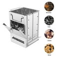 thumbnail image 3 of TFixol Camping Folding Stove With BBQ Grill Storage Bag Wood Stove Foldable Barbecue Stove for Travelling Hiking Camping Picnic BBQ, 3 of 6