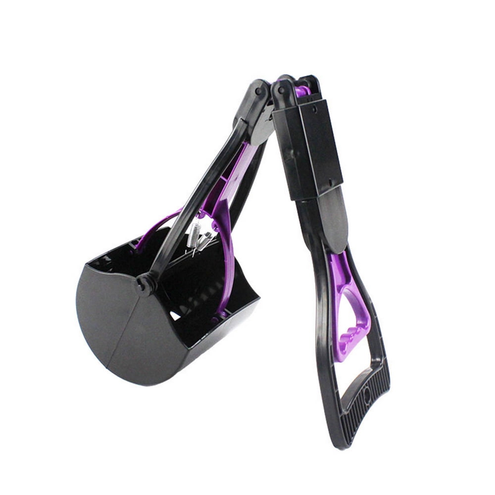 Pet Pooper Scooper Foldable Long Handle Poop Scoop Clean Pick Up Animal