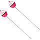 thumbnail image 5 of 4 Pcs Metal Detectors Cookie Cake Baking Tester Cooking Bread Tool Test Needle Baking Tools Baked Stainless Steel Rosy Stirring Rod Cake Tester Kitchen Baking Tool, 5 of 5