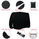 thumbnail image 4 of Funda para carrito de golf para exteriores compatible con EZ GO, Club Car, Yamaha, Movaland Funda para carrito personalizada con material + revestimiento adicional impermeable de PVC a prueba de polvo (275x122x168cm) Negro Kuyhfg Sin marca, 4 of 5