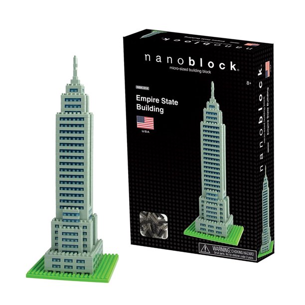 Nanoblock Empire State Building 3d Puzzle Walmart Com