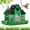 Green, variant on Solar Bird Feeders House Outside Hanging Metal Wild Bird Feeder Outdoors Large Cardinal Bird Feeder Birdhouses Squirrel Proof White