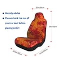 thumbnail image 3 of Uemuo Autumn Leaf Pattern Car Seat Covers for Front Seats Waterproof Seat Covers for Cars, Universal Auto Front Seats Protector Fits for Car-2 PCS, 3 of 6