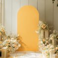 thumbnail image 4 of Danolapsi Set of 3 Wedding Arch Covers, 6 FT + 6.6 FT + 7.2 FT Double-sided Spandex Wedding Arch Fabric Set Arch Backdrop Cover with Zipper Decoration for Party, Ceremony, Banquet, 4 of 5